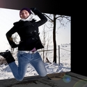 Sie sprang aus dem Bild