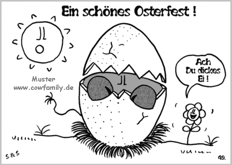 49_Ein schönes Osterfest - Ach Du dickes Ei - cowfamily.de